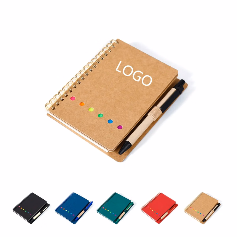 Business Notebook With Pen In Holder
