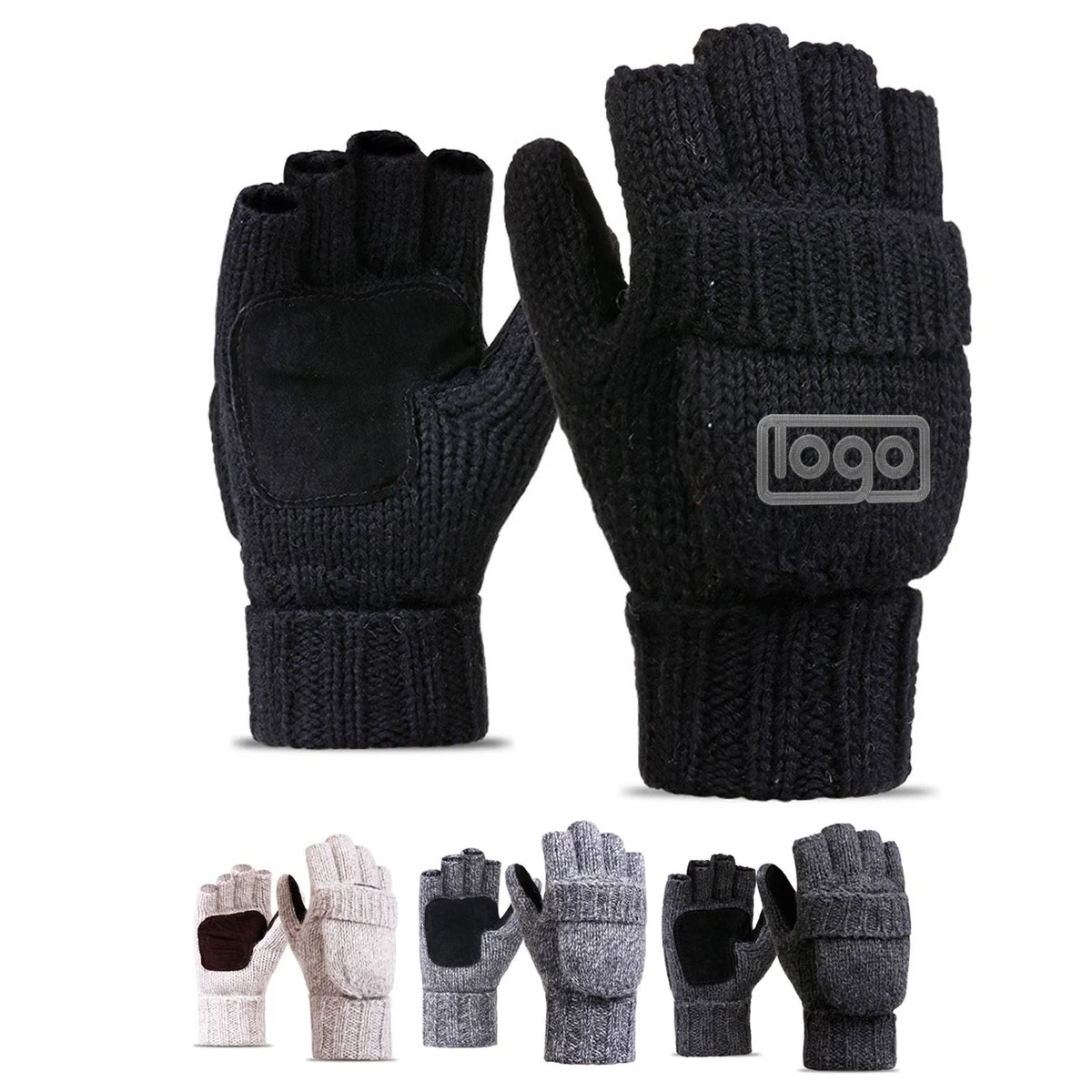 Wool and fleece gloves 1