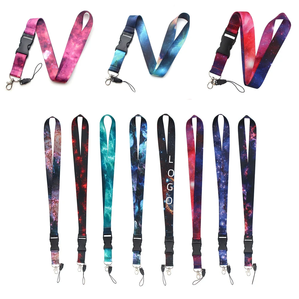 Colorful Starry Sky Phone Lanyard 1