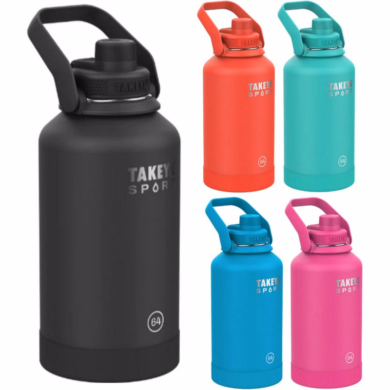 Takeya Sport 64 oz Stainless Steel Bottle