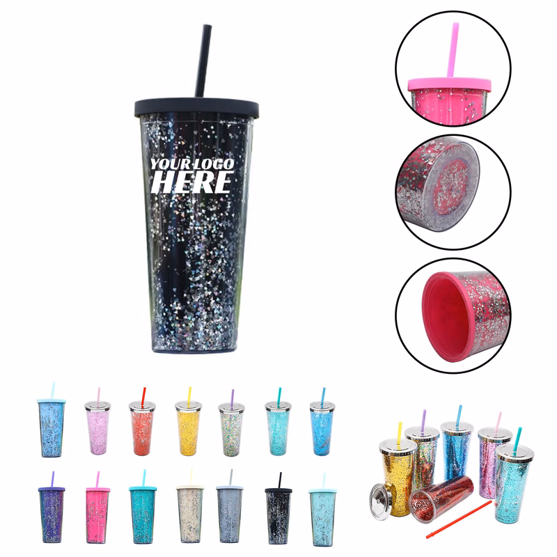 Iridescent Iced Coffee Travel Mug