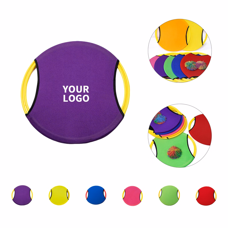 Kids Bounce Ball With Racket Set 13.39" Diameter
