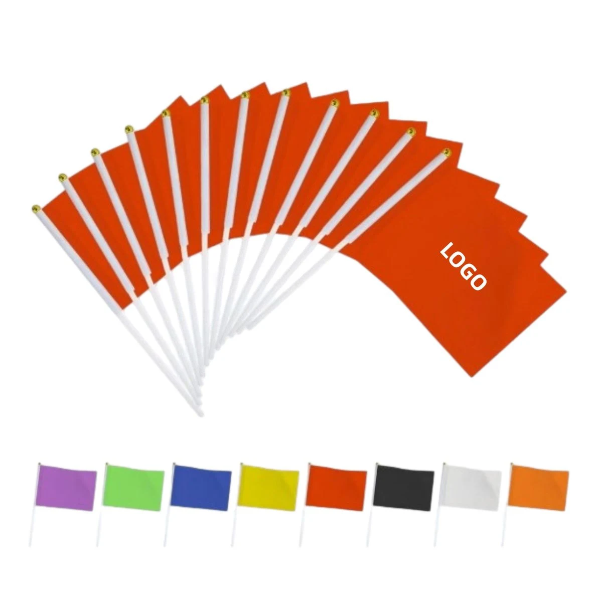5"x8" Custom Hand-held Flags 1