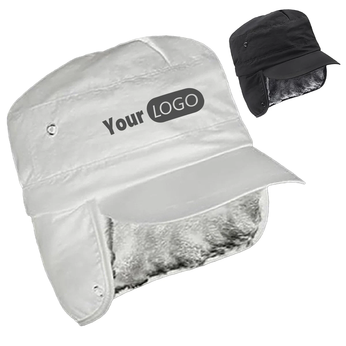 Nylon Winter Insulated Ear Flap Cap 1