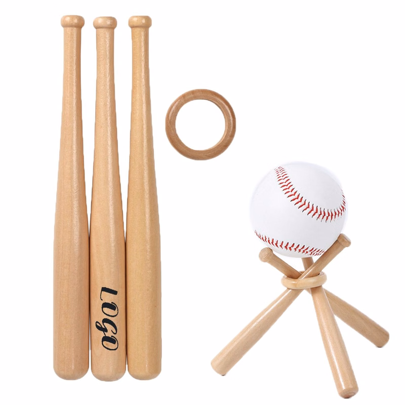 Wooden Mini Baseball Bat Display Holder