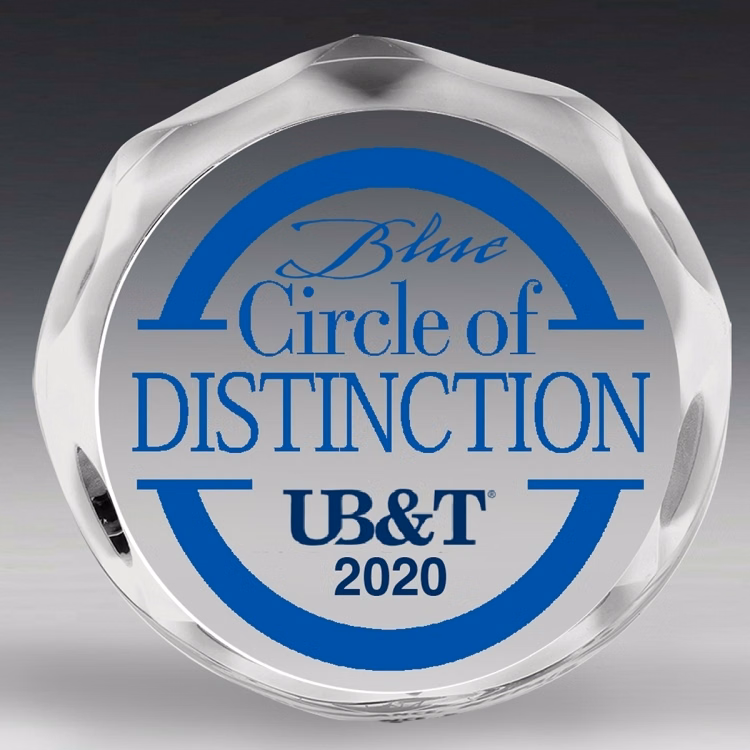 Scalloped Circle Paperweight Award - 4" dia x 3/4" - 2401S (Screen Print)