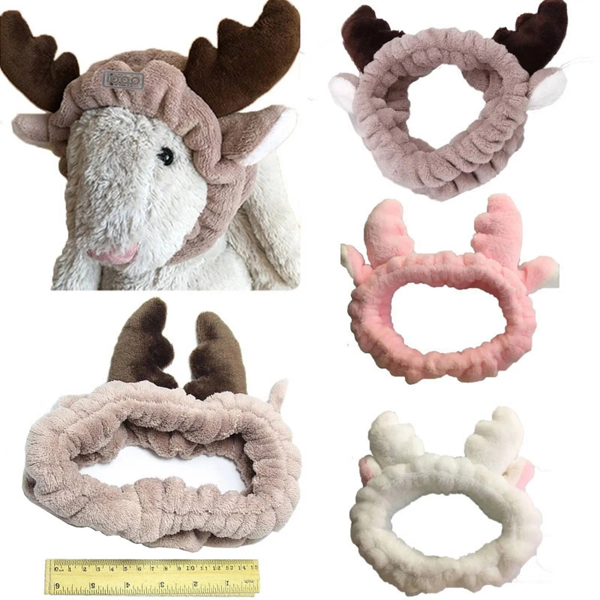 Plush Headbands Soft Elastic Loop Hair Bands 1