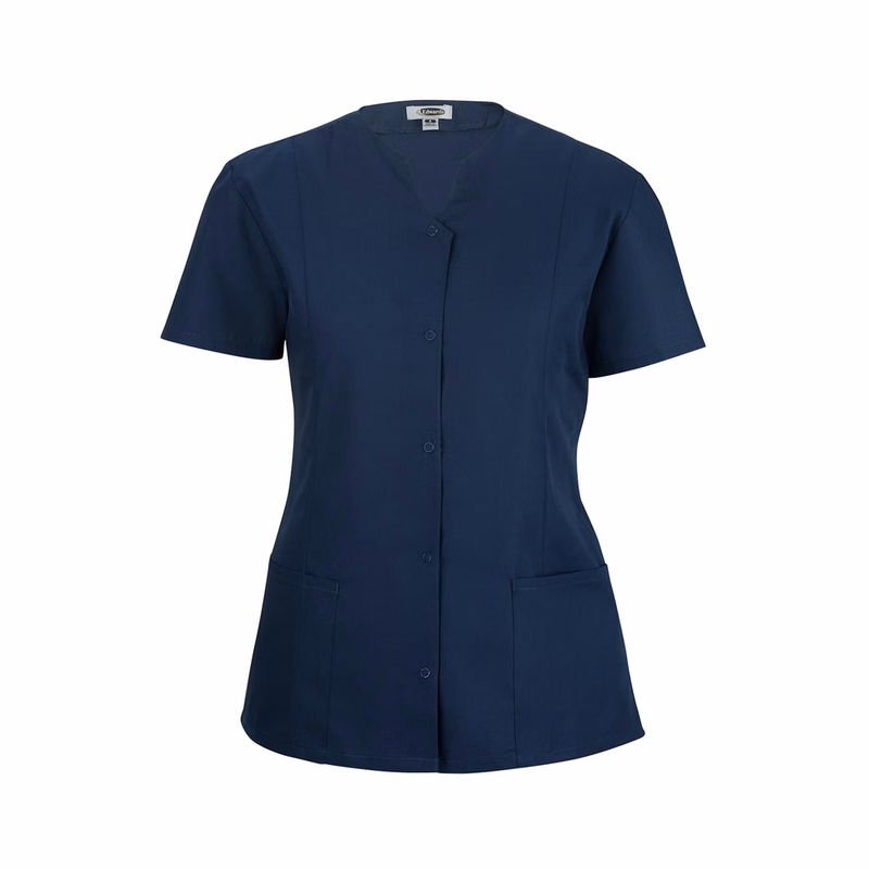 Essential Ladies Snap Front Smock