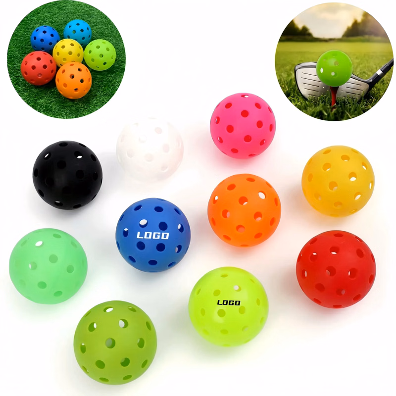 Resistant 40 Holes Outdoor Pickleballs