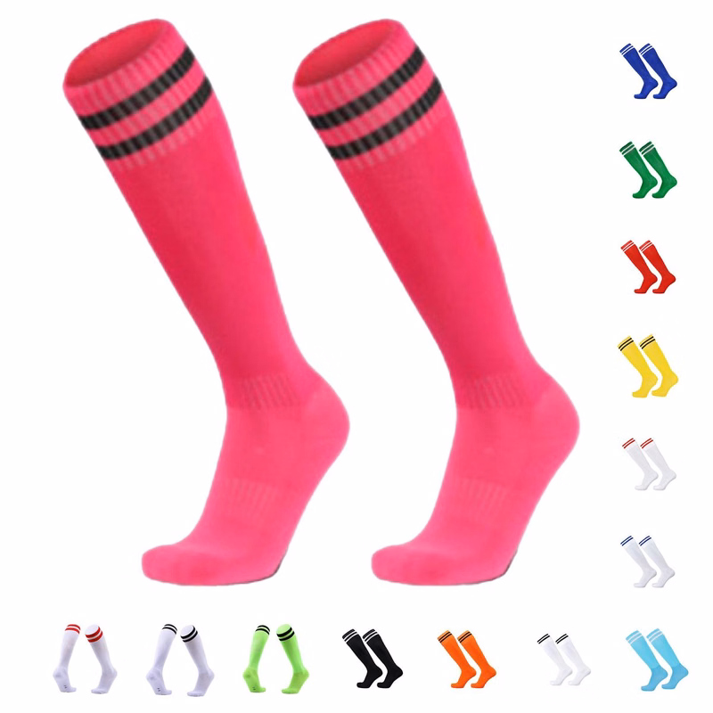 Stretchy Compression Knee High Tube Socks Footbal