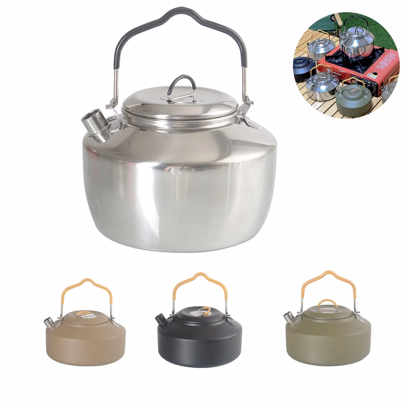 Stainless Steel Portable Picnic Kettle