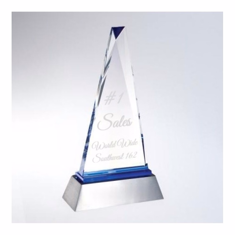 Blue Paramount Crystal Award