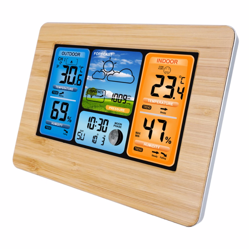 Wireless Colorful Display Weather Station with Outdoor Sense