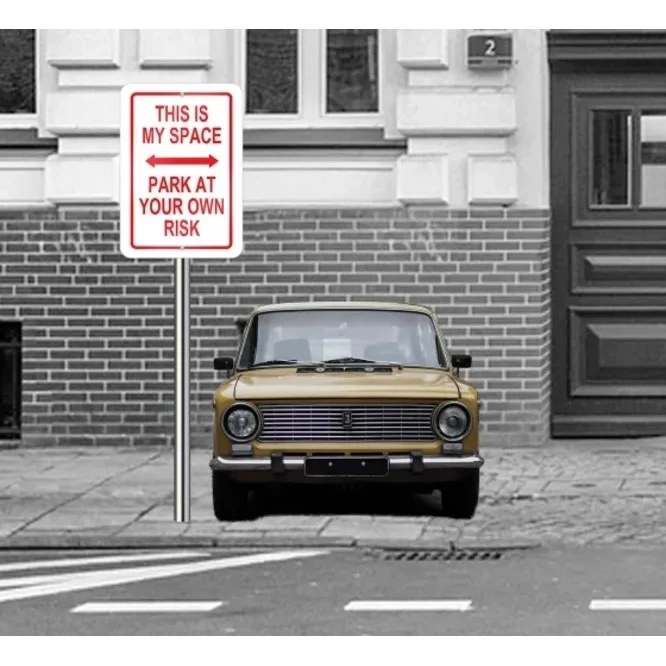 My Parking Signs - 1ft x 1ft (SQFT) 1