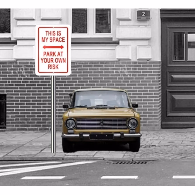 My Parking Signs - 1ft x 1ft (SQFT)