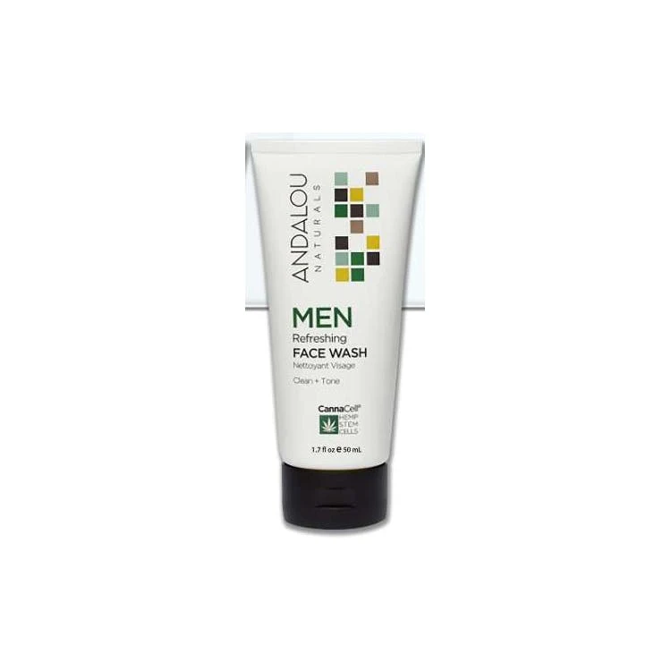 Andalou Naturals Refreshing Face Wash for Men - 1.7 oz 1