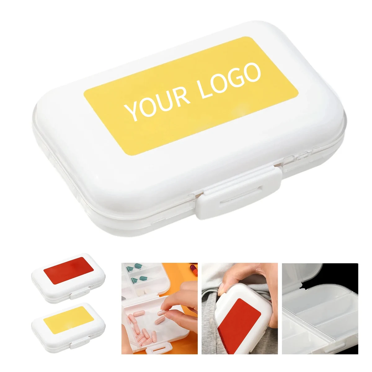 Portable Storage Box with Multiple Compartments Plastic 1
