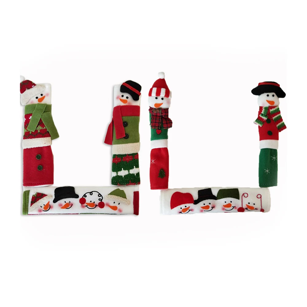 Christmas Microwave Oven Handle Cover 1