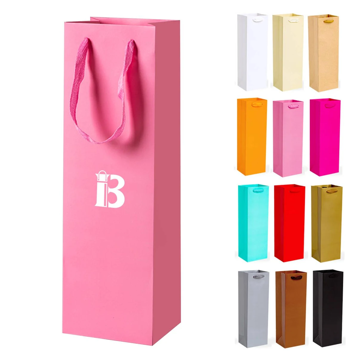 Laminated Kraft Paper Wine Bag 1