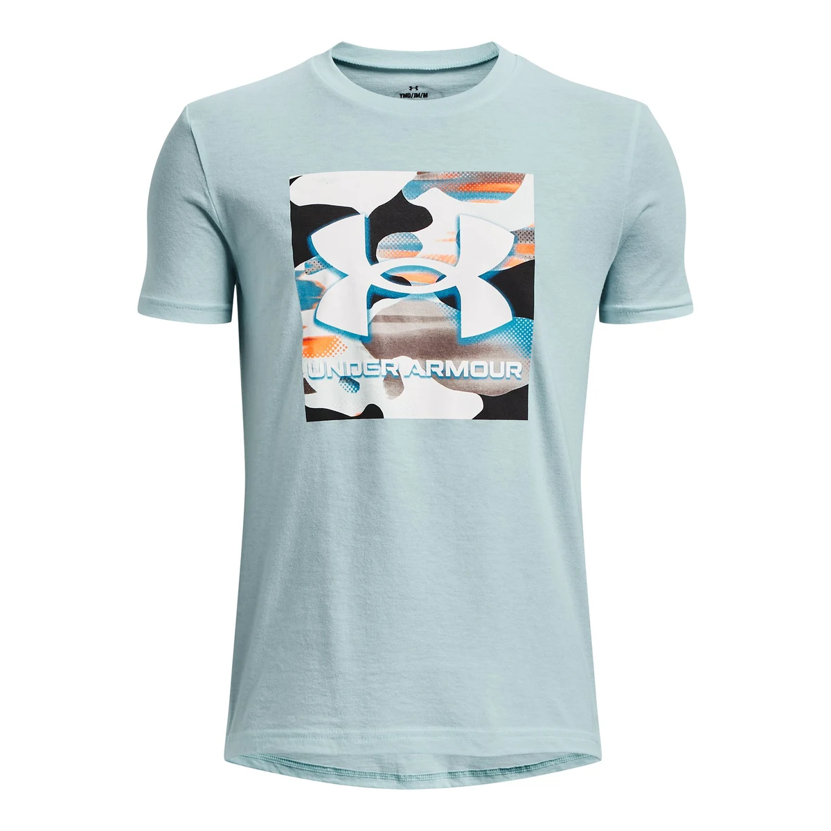 Boys' UA Big Logo Camo Short Sleeve 1