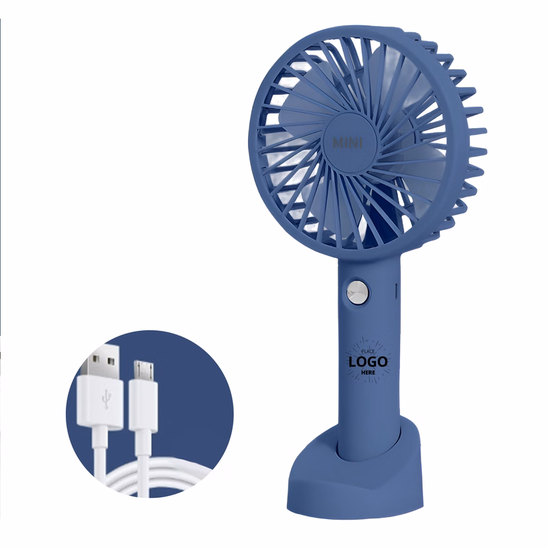 MOQ 50 USB Rechargeable Turbo Mini Handheld Fan