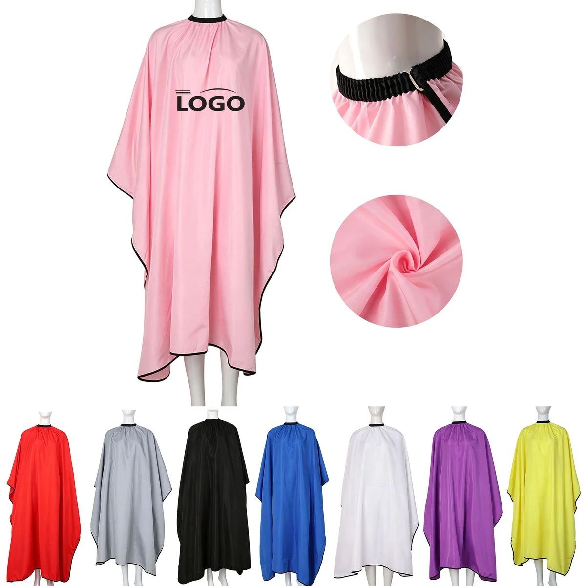 MOQ 10 Adjustable Waterproof Hair Cutting Suit 1
