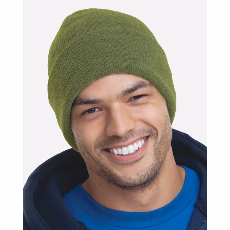 USA-Made 12'' Knit Cuffed Beanie - 3825