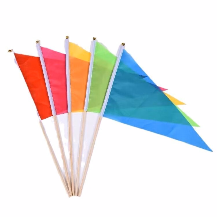 Portable Right Angle Triangle Hand Flag