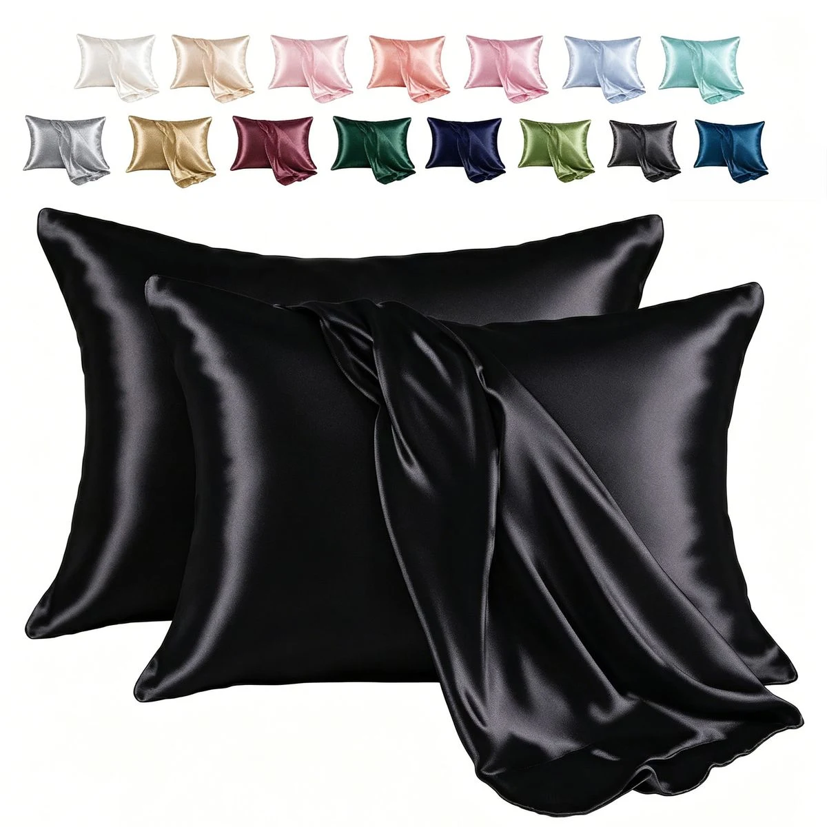 Custom Logo Satin Pillowcase 1