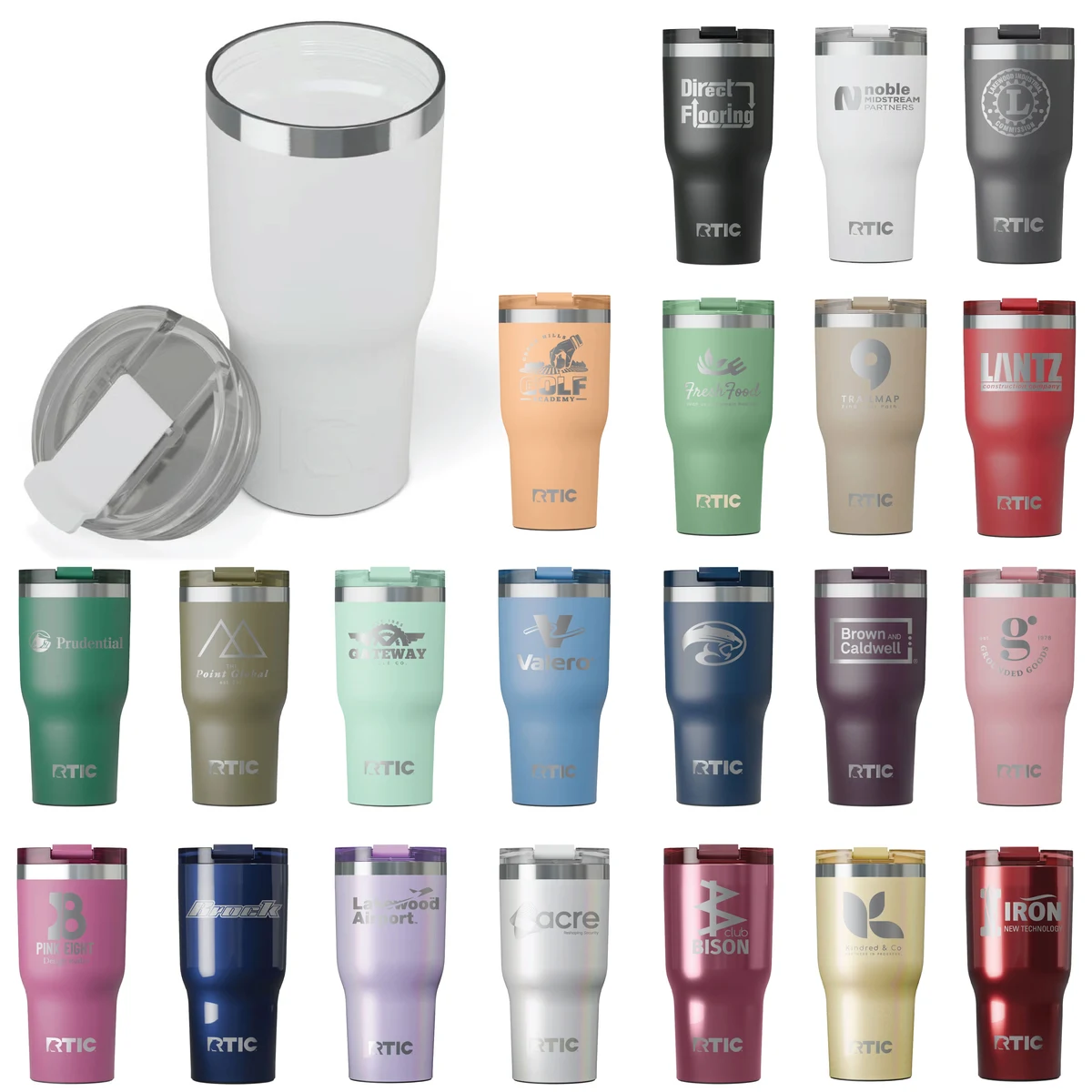 RTIC 20oz Ceramic Lined Stainless Steel Tumbler 1