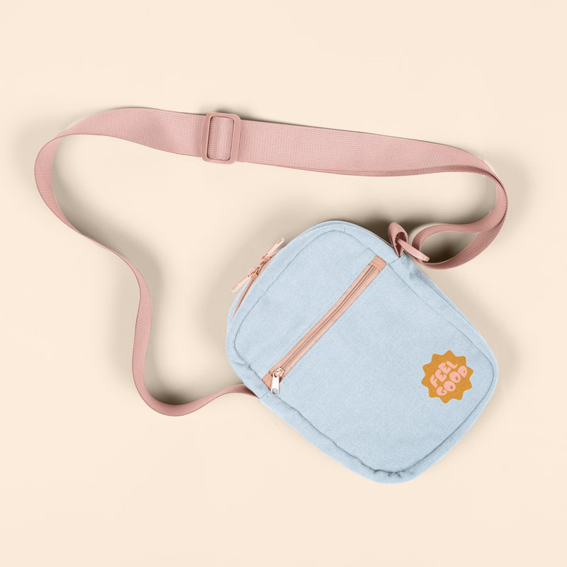 PORTRAIT CROSSBODY- DENIM
