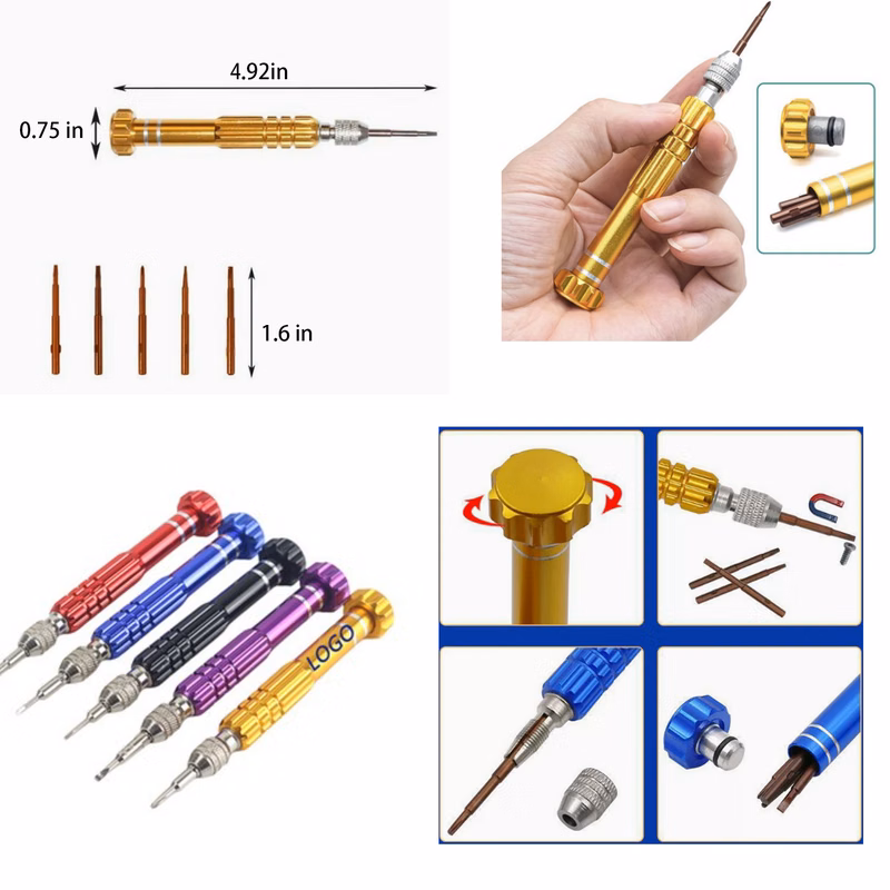 Portable 5 In 1 Alloy Repair Screwdriver