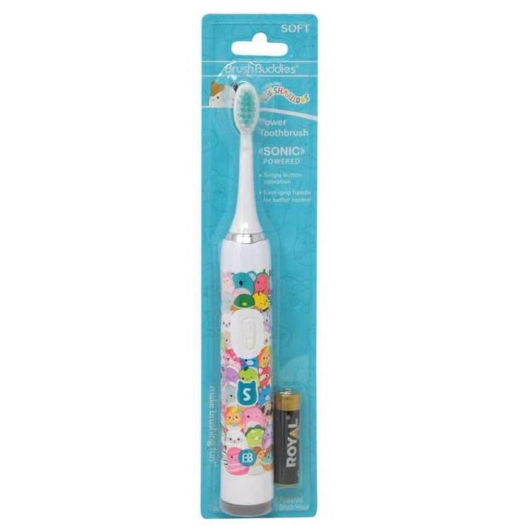 Kid's Battery Powered Electric Sonic Toothbrush - Squishmallows