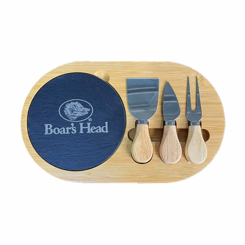 Oval Slate Cheese Board Set - Ocean