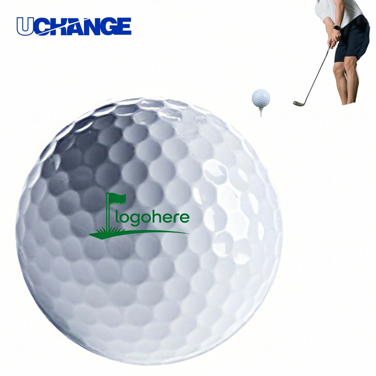 Personalized Practice Golf Ball 332 Dimples 1
