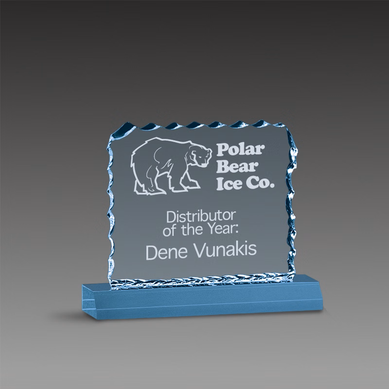 Corporate Cracked Ice Award (7"x5")
