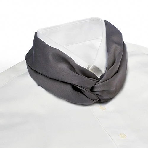 Dark Gray Knot Scarf 1