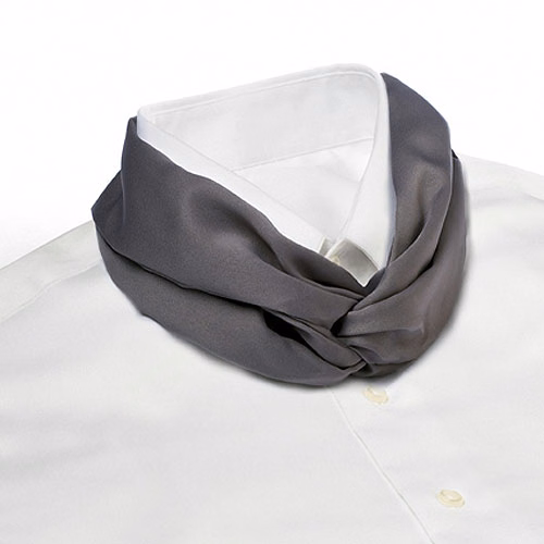 Dark Gray Knot Scarf