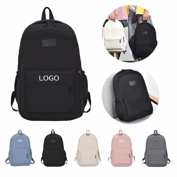 Colorful Fashion School Backpack with Trendy Full-Size Bag