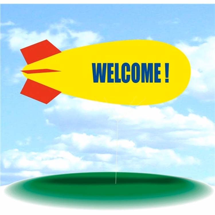 Inflatable Helium Balloon Blimp Display