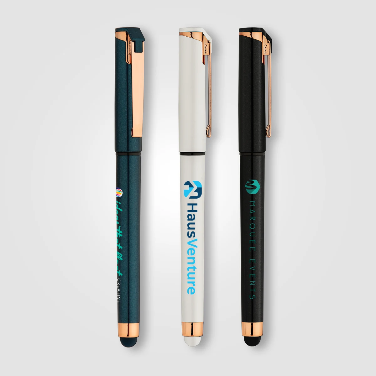 Islander Pearl Rose Gold Stylus Gel Pen 1