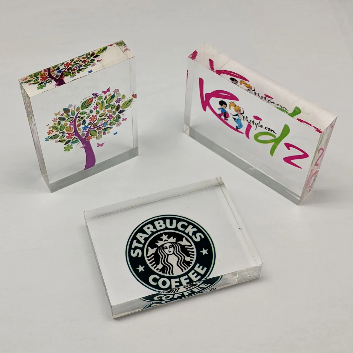 Acrylic Promotional Paperweight/Award Made in USA 1