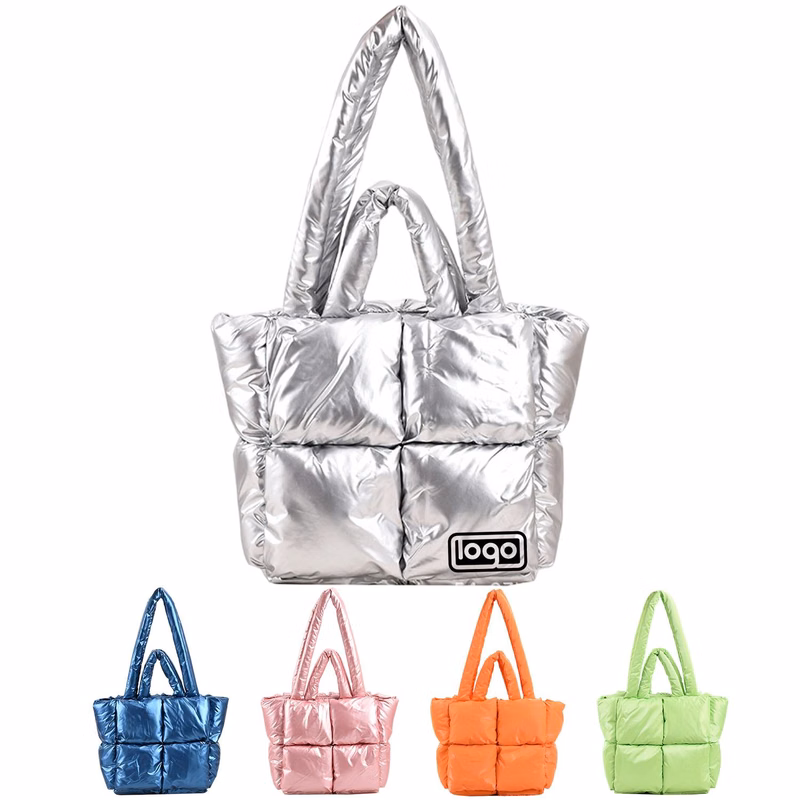 Puffer Quilted Tote Bag