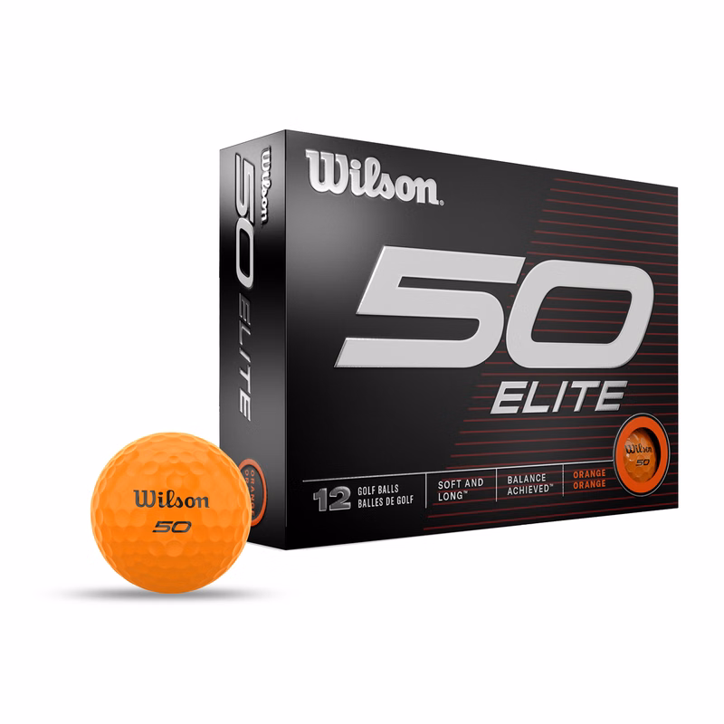 Wilson 50 Elite Orange Golf Balls