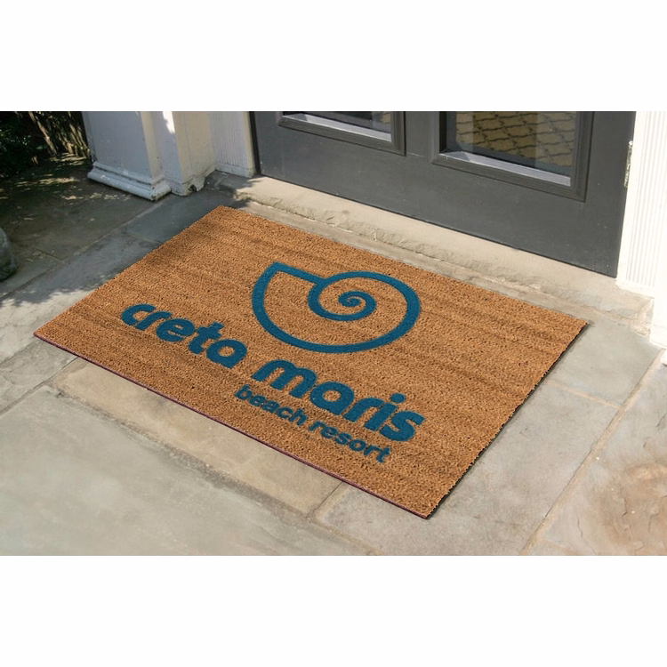 Flocked Natural Coco Floor Mat