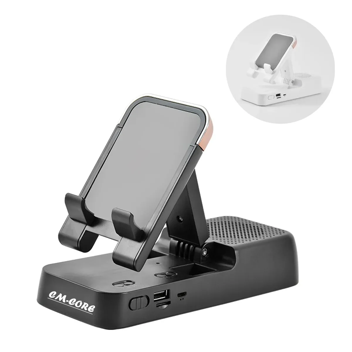 Cell Phone Stand With Bluetooth Speaker 1