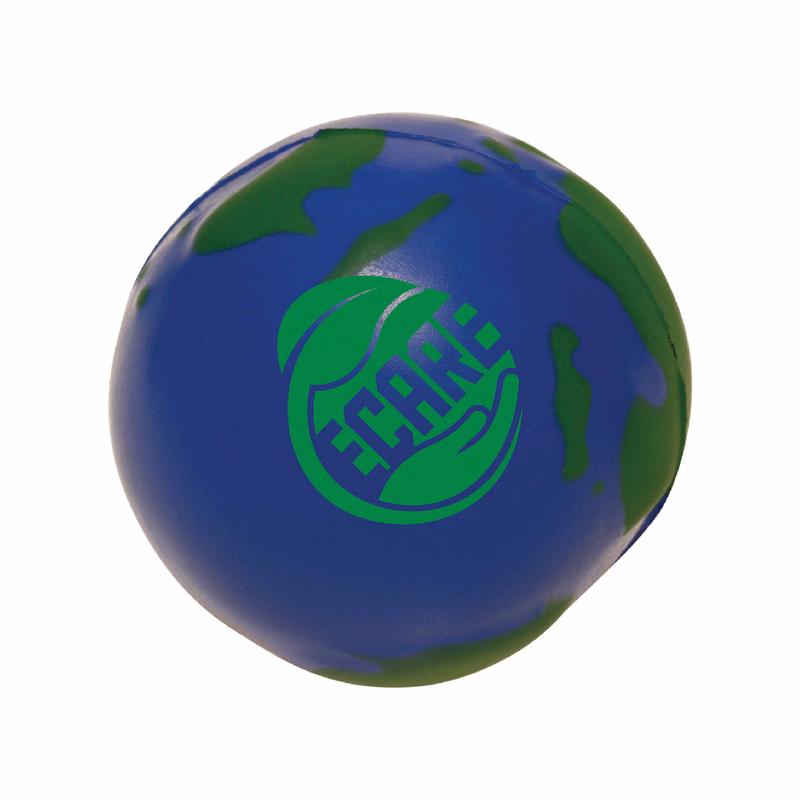 Earth Stress Ball (1 Color Imprint)