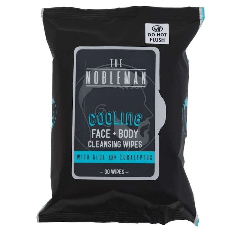 Men's Cooling Face and Body Wipes - 30 Count 1