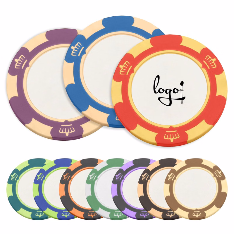 Abs Plastic Non Denomination Poker Chip For Texas Holdem & Baccarat