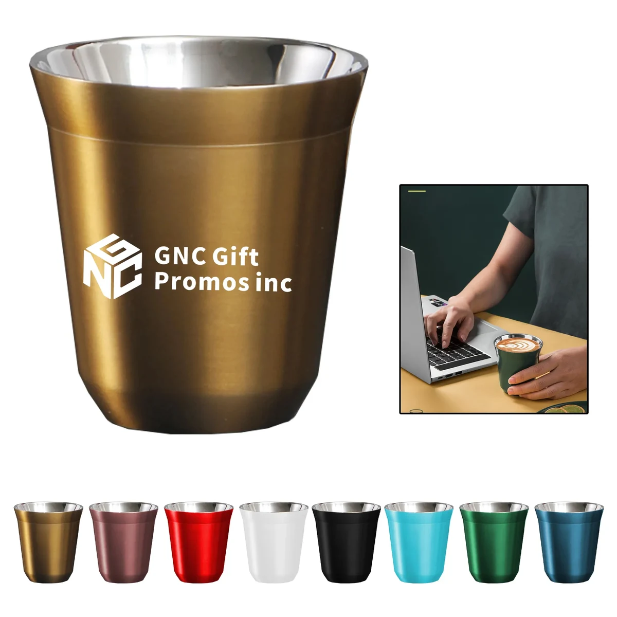 5.4OZ Portable Outdoor Stainless Steel Beer Mug 1